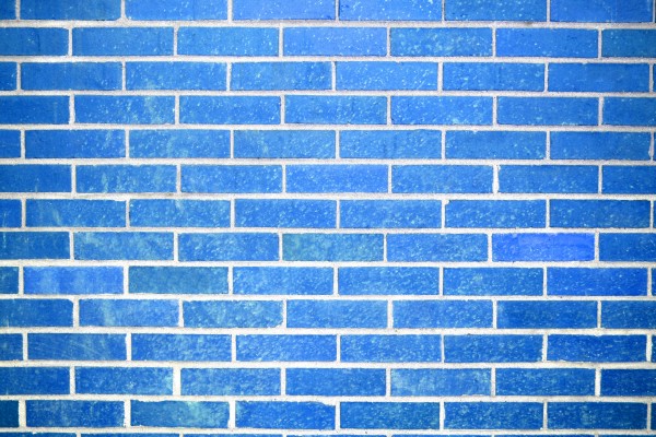 Sky Blue Brick Wall Texture - Free High Resolution Photo