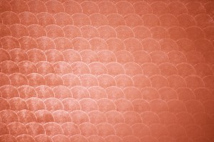 Terra Cotta Circle Patterned Plastic Texture - Free High Resolution Photo