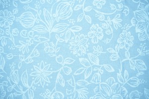 Baby Blue Fabric with Floral Pattern Texture - Free High Resolution Photo