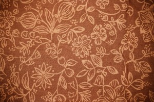 Brown Fabric with Floral Pattern Texture - Free High Resolution Photo