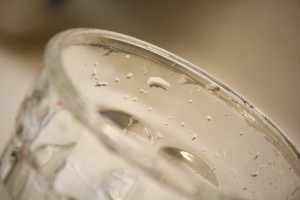 Drops of Water on Rim of Drinking Glass - Free High Resolution Photo