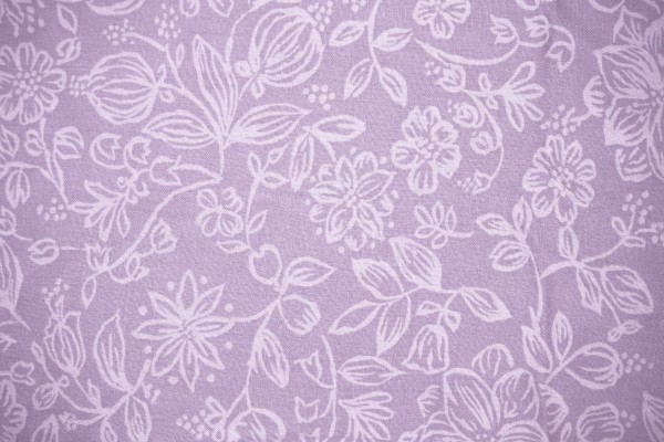 Dusty Purple Fabric with Floral Pattern Texture - Free High Resolution Photo