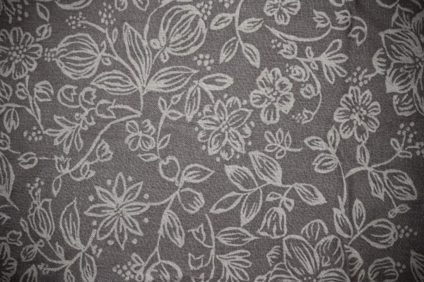 Gray Fabric with Floral Pattern Texture - Free High Resolution Photo