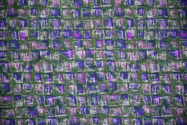 Green and Purple Abstract Squares Fabric Texture - Free High Resolution Photo