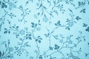 Light Blue Floral Print Fabric Texture - Free High Resolution Photo