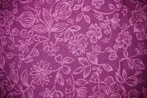 Magenta Fabric with Floral Pattern Texture - Free High Resolution Photo