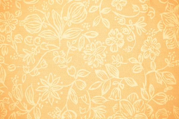 Peach Colored Fabric with Floral Pattern Texture - Free High Resolution Photo