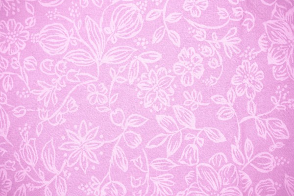 Pink Fabric with Floral Pattern Texture - Free High Resolution Photo