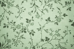 Sage Green Floral Print Fabric Texture - Free High Resolution Photo