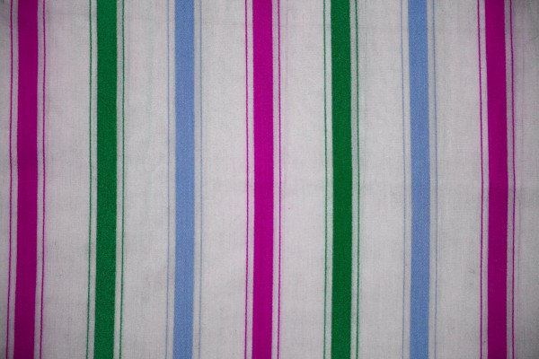 Striped Fabric Texture Green, Blue and Pink on White - Free High Resolution Photo