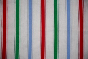 Striped Fabric Texture Green, Blue and Red on White - Free High Resolution Photo