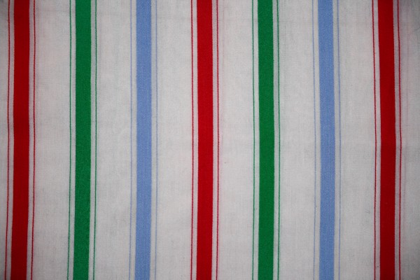 Striped Fabric Texture Green, Blue and Red on White - Free High Resolution Photo