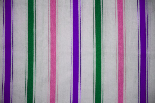 Striped Fabric Texture Green, Pink and Purple on White - Free High Resolution Photo