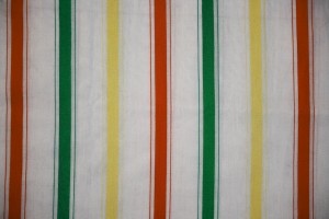 Striped Fabric Texture Orange, Green and Yellow on White - Free High Resolution Photo