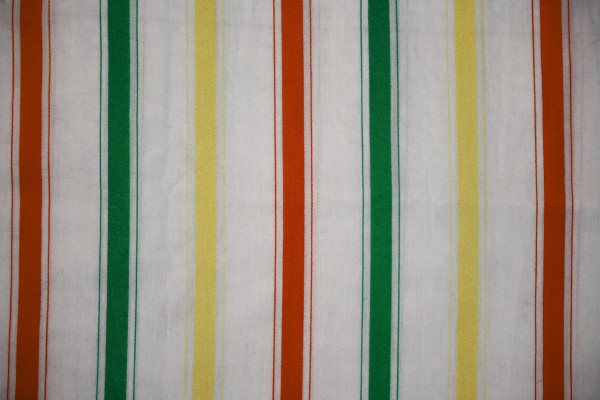 Striped Fabric Texture Orange, Green and Yellow on White - Free High Resolution Photo