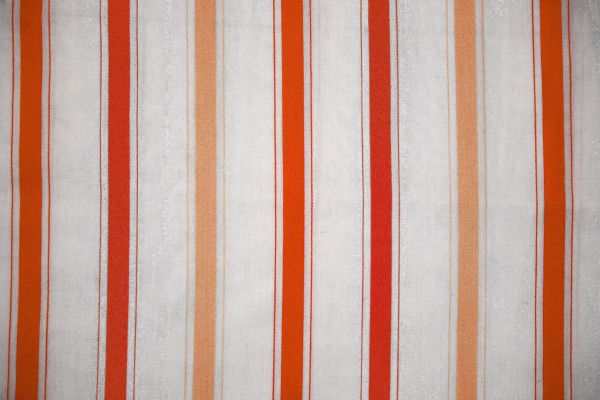 Striped Fabric Texture Orange on White - Free High Resolution Photo