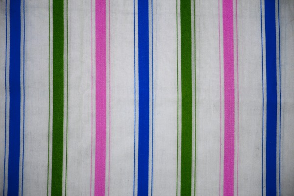 Striped Fabric Texture Pink, Green and Blue on White - Free High Resolution Photo
