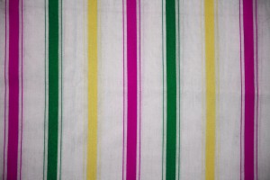 Striped Fabric Texture Pink, Green and Yellow on White - Free High Resolution Photo