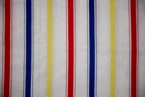 Striped Fabric Texture Red, Blue and Yellow on White - Free High Resolution Photo