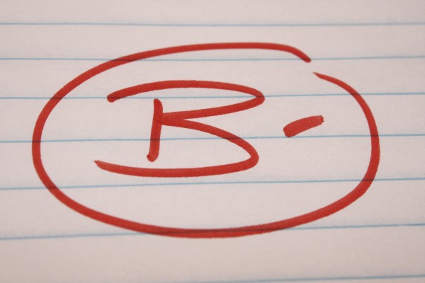 B Minus School Letter Grade - Free High Resolution Photo