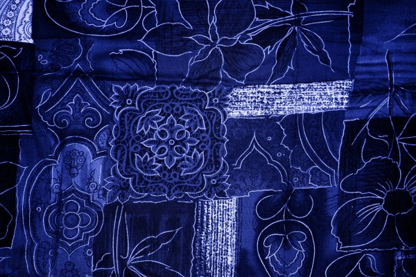 Blue Patchwork Fabric Texture - Free High Resolution Photo