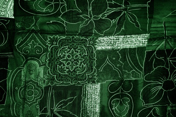 Green Patchwork Fabric Texture - Free High Resolution Photo