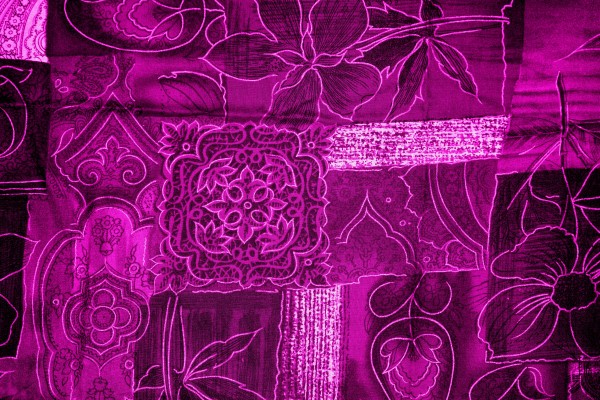 Hot Pink Patchwork Fabric Texture - Free High Resolution Photo