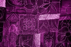 Magenta Patchwork Fabric Texture - Free High Resolution Photo