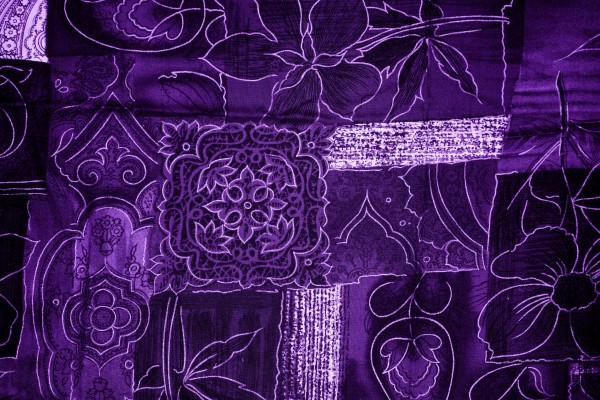 Purple Patchwork Fabric Texture - Free High Resolution Photo