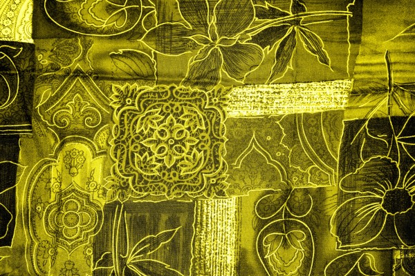 Yellow Patchwork Fabric Texture - Free High Resolution Photo