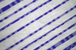 Blue on White Diagonal Stripes Fabric Texture - Free High Resolution Photo