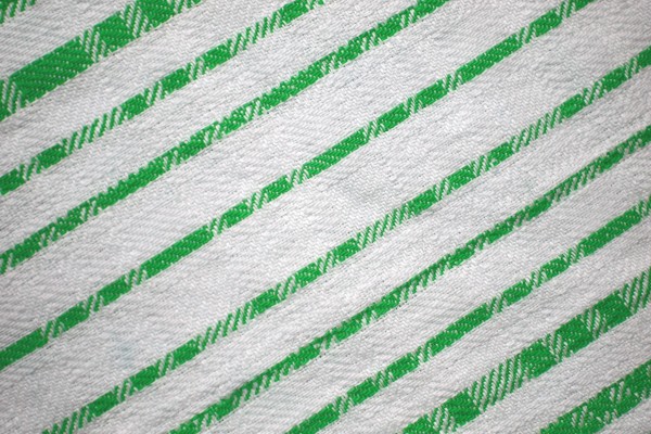 Green on White Diagonal Stripes Fabric Texture - Free High Resolution Photo