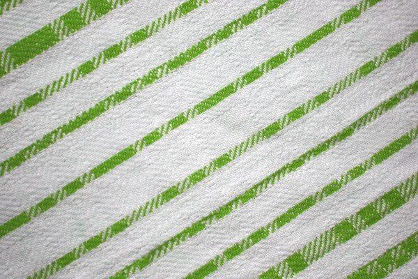 Lime Green on White Diagonal Stripes Fabric Texture - Free High Resolution Photo