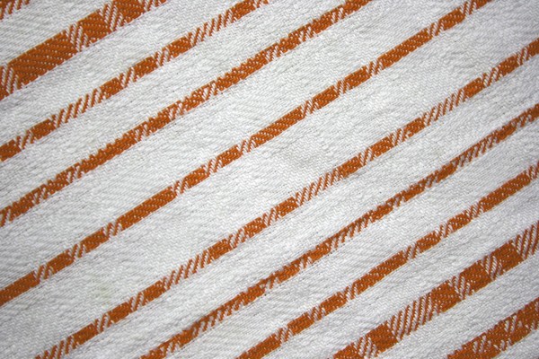 Orange on White Diagonal Stripes Fabric Texture - Free High Resolution Photo