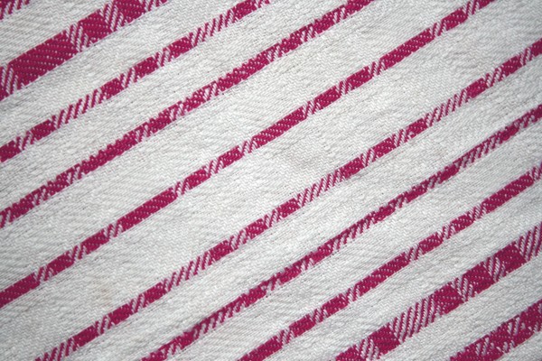 Pink on White Diagonal Stripes Fabric Texture - Free High Resolution Photo