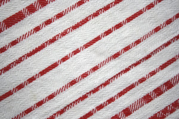 Red on White Diagonal Stripes Fabric Texture - Free High Resolution Photo