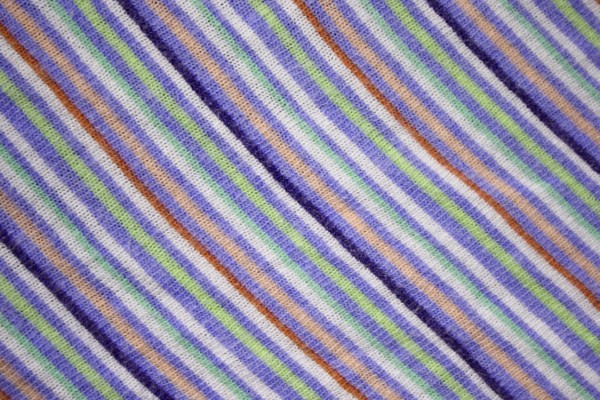 Diagonally Striped Knit Fabric Texture - Indigo, Green and Peach - Free High Resolution Photo