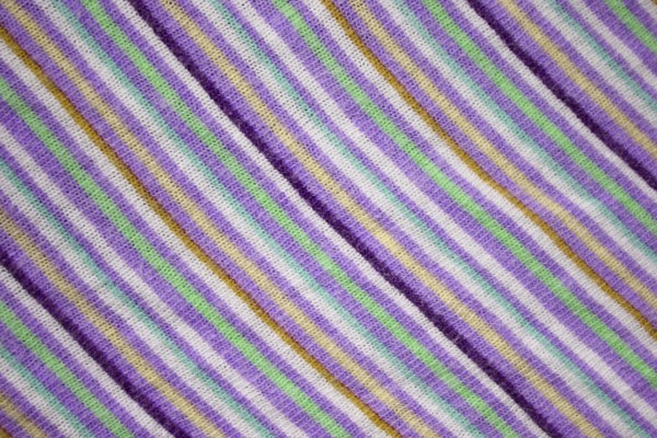 Diagonally Striped Knit Fabric Texture - Purple, Green and Gold - Free High Resolution Photo
