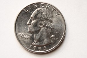 US Quarter Dollar Coin Front - Free High Resolution Photo