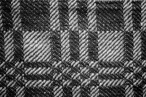 Black and White Woven Fabric Texture with Squares Pattern - Free High Resolution Photo
