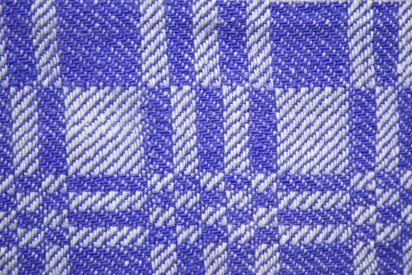 Blue and White Woven Fabric Texture with Squares Pattern - Free High Resolution Photo