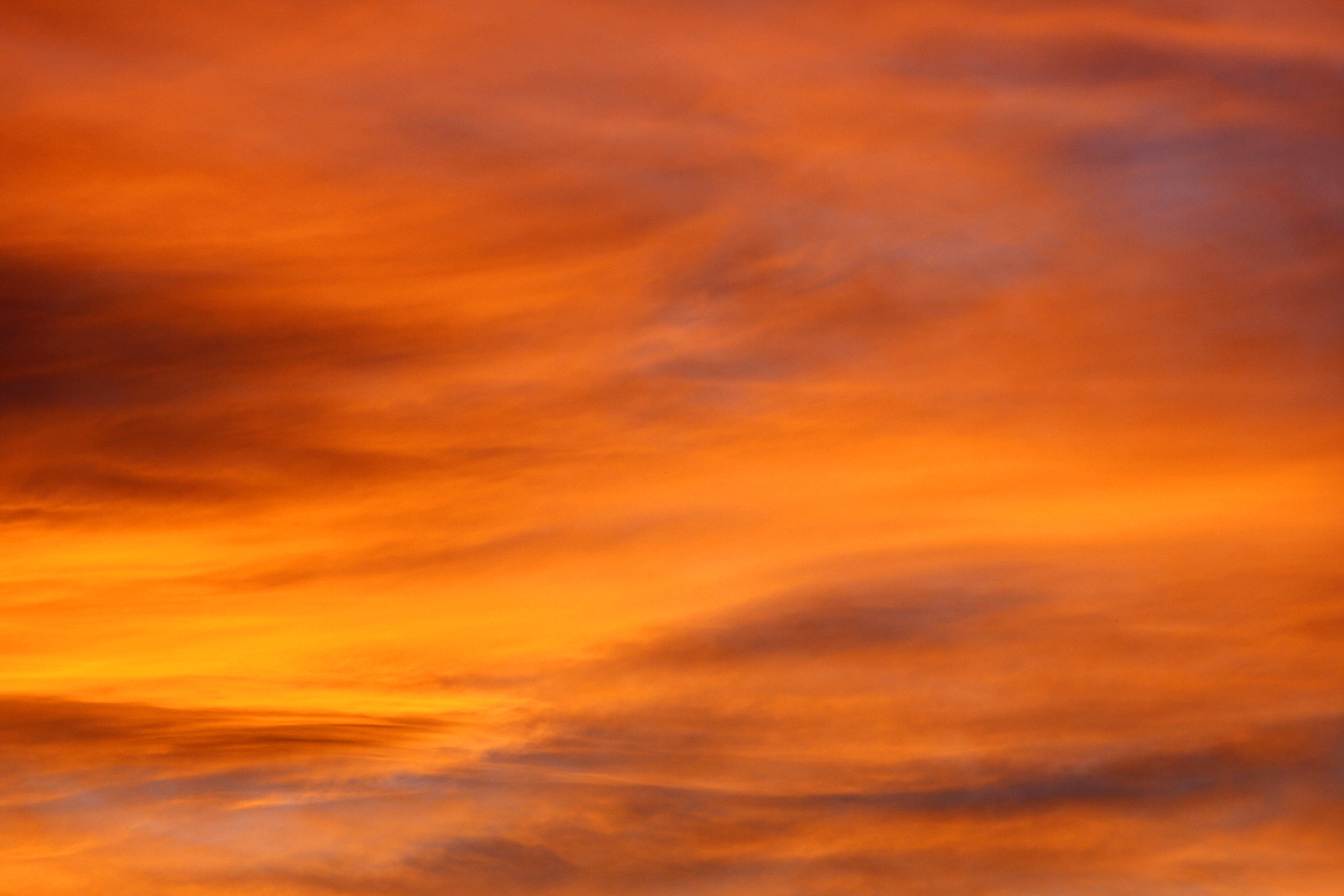 Brilliant Orange Sunset Clouds Picture Free Photograph Photos Public Domain