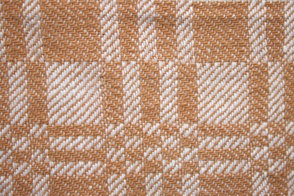 Brown and White Woven Fabric Texture with Squares Pattern - Free High Resolution Photo