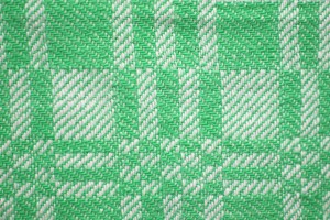 Green and White Woven Fabric Texture with Squares Pattern - Free High Resolution Photo