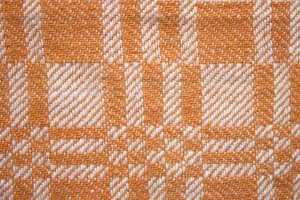 Orange and White Woven Fabric Texture with Squares Pattern - Free High Resolution Photo