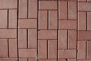 Red Brick Pavers Sidewalk Texture - Free High Resolution Photo