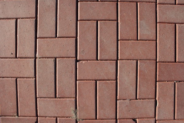 Red Brick Pavers Sidewalk Texture - Free High Resolution Photo