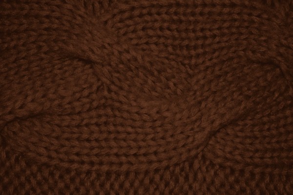 Brown Cable Knit Pattern Texture - Free High Resolution Photo