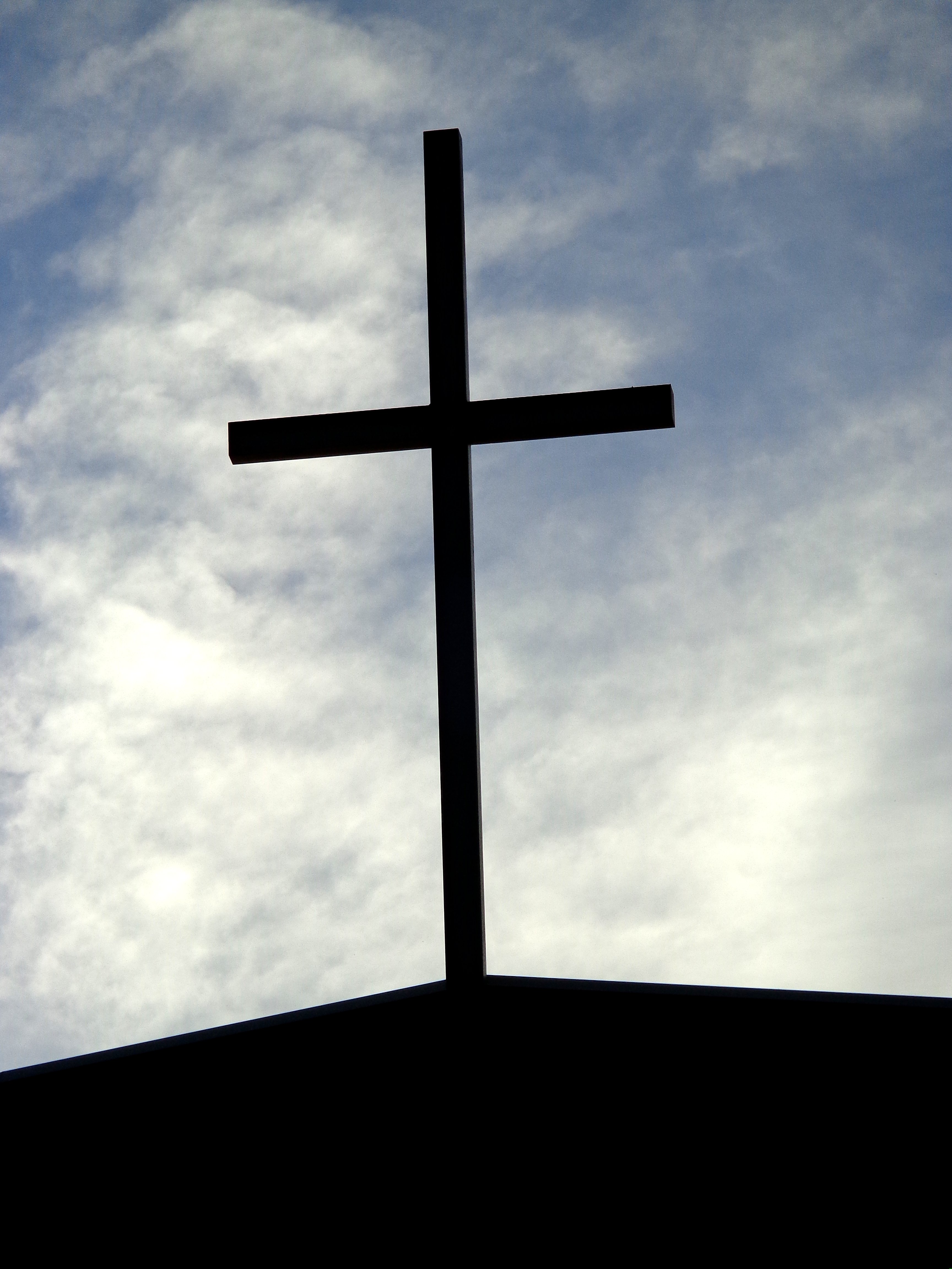 Christian Cross with Sky in Background Picture | Free Photograph | Photos  Public Domain