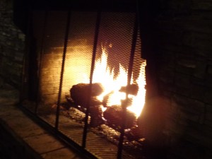 Fire in Fireplace - Free High Resolution Photo